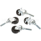03007 Compatible Henny Penny Set Of 4 -3 Casters