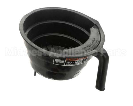03021.7008 Bunn Funnel-Assy,Blk-Centre Outlet(Cdn)