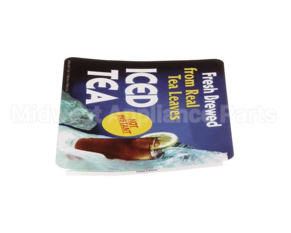 03043.0002 Bunn Decal, Fresh Brewed Iced Tea