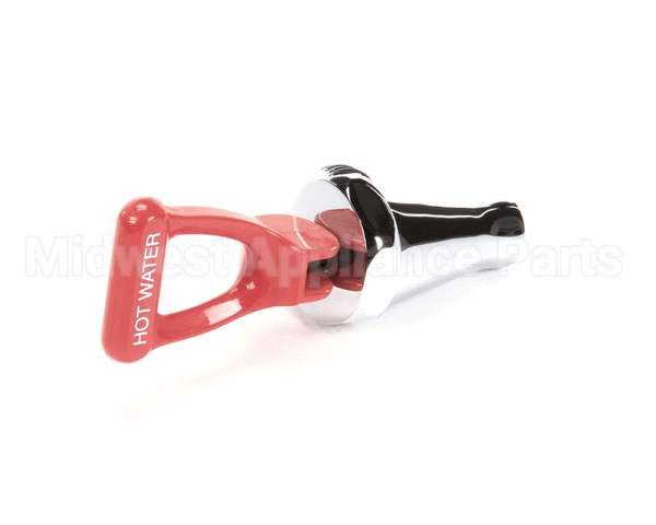 03287.0006 Bunn Faucet Assembly, Crm W/Red Handle