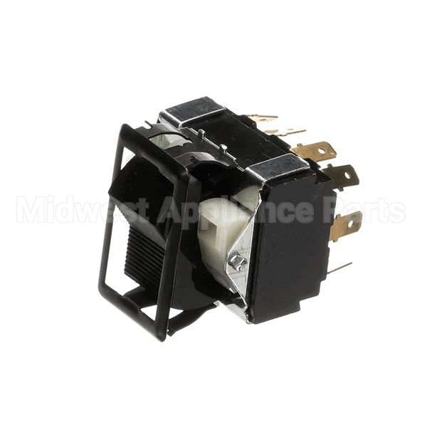 03356.0003 Compatible Bunn Switch, 4Pdt 250V Blk W/Blk Bzl