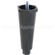 03359.0001 Compatible Bunn Leg, 1/4-20, 4"H, Plst, Blk