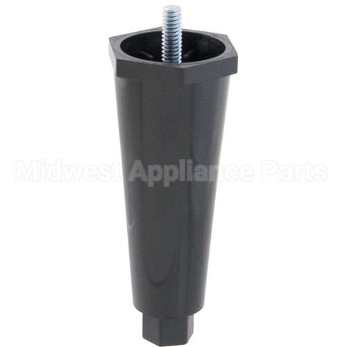 03359.0001 Compatible Bunn Leg, 1/4-20, 4"H, Plst, Blk