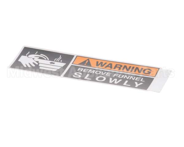 03408.0000 Bunn Decal, Warning-Remove Funnel