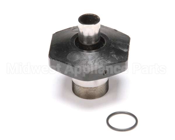 035A T&S Brassoutlet W/ Black Heat-Resistant Hand