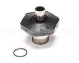 035A T&S Brassoutlet W/ Black Heat-Resistant Hand