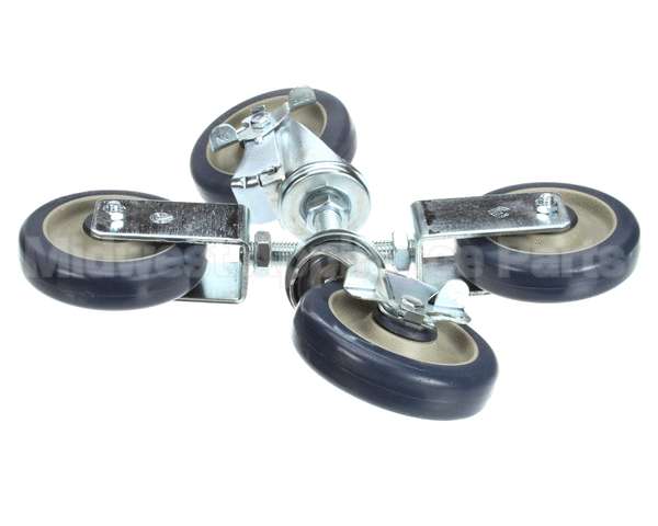 039542 Keating Caster 5 Fryer Set Of 4- 2 Swi