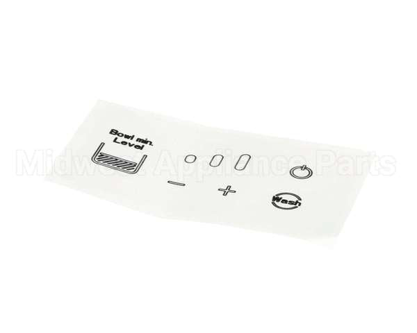 04.HU0064.002 Grindmaster Cecilware Karma Control Panel Sticker