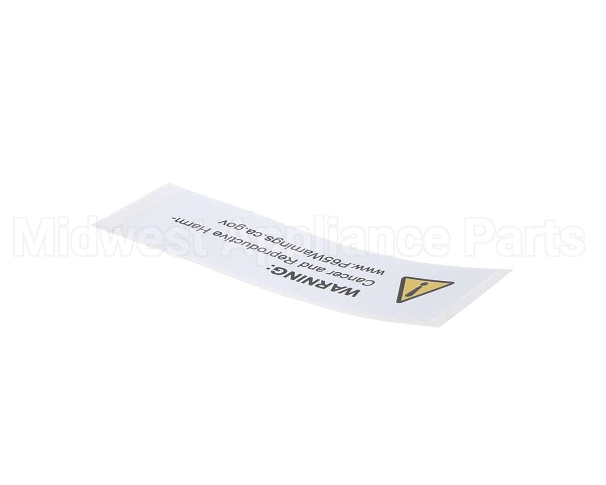 04.IP0368.001 Grindmaster Cecilware """Proposition 65"" Sticker"