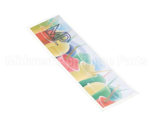 04.MP0066.001 Grindmaster Cecilware Front Sticker - Mp Led