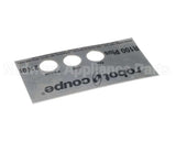 0407677 Robot Coupe Front Plate R100 Plus V2