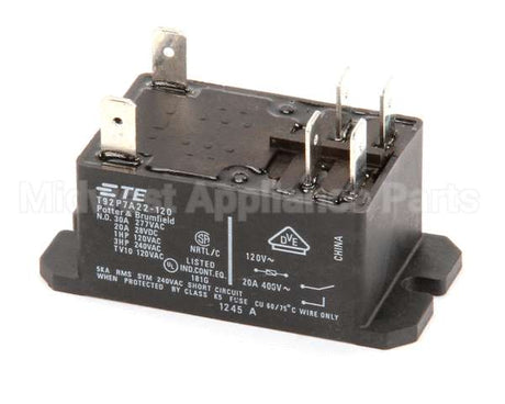 0459304 Hussmann Relay-30Amp Dp/St N.o. 120V Coil