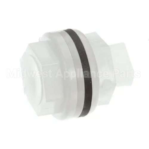 04730-609-05-00 Compatible Jackson Plug Bulkhead W/Gasket Plastic Soli
