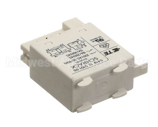 049159 Electrolux Professional Relay; 200V 50/60 Hz; 2 Contacts