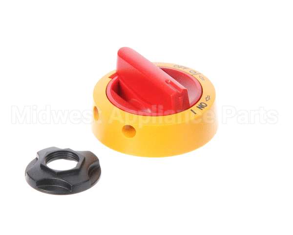 05.30.202.00 Ovention Knob,Red-Yellow,On/Off,Switch