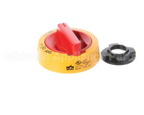 05.30.202.00 Ovention Knob,Red-Yellow,On/Off,Switch