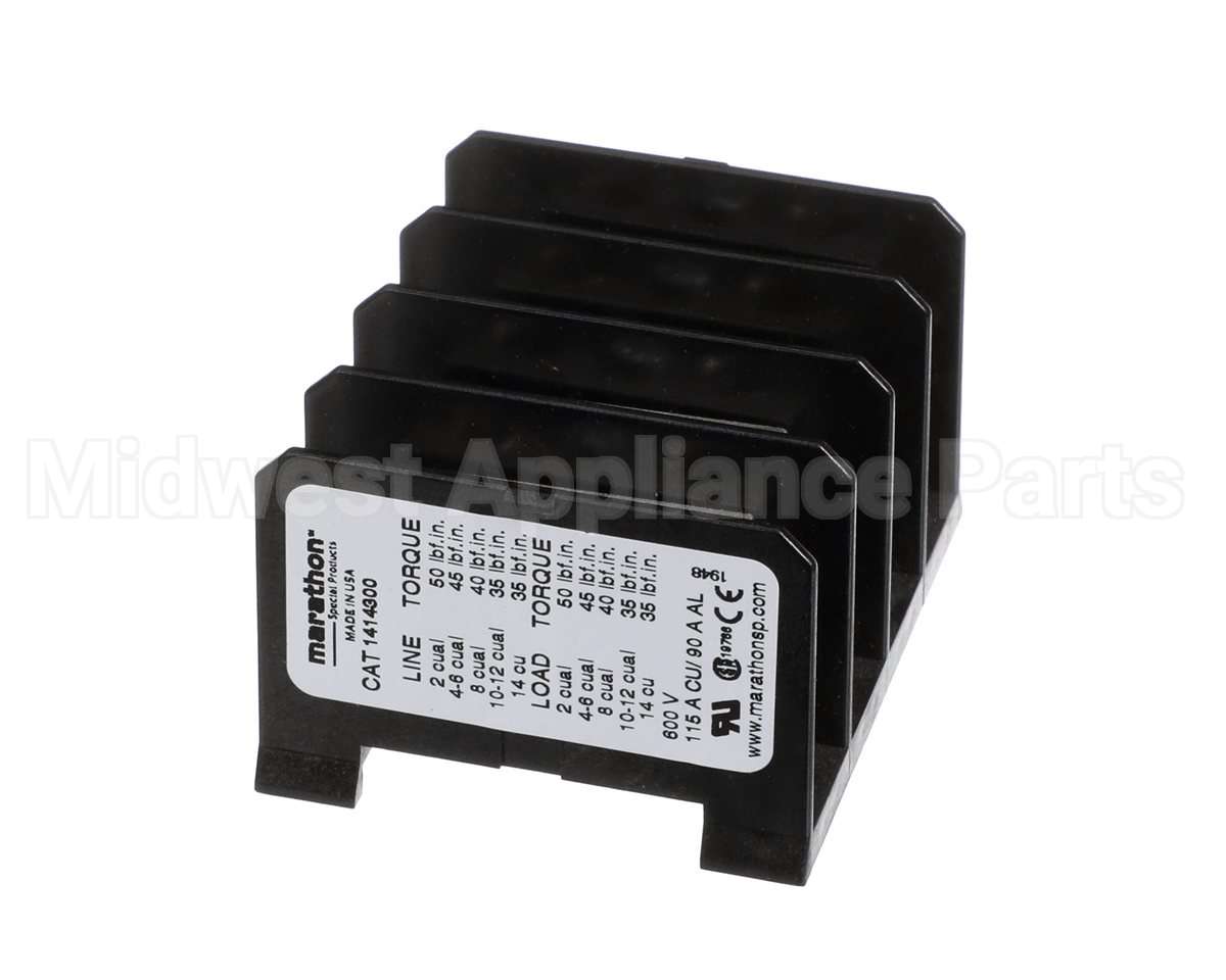 0500205 Marshall Air 4 Pole 600V Terminal Block