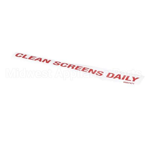 0507471 Compatible Champion Label, Clean Daily
