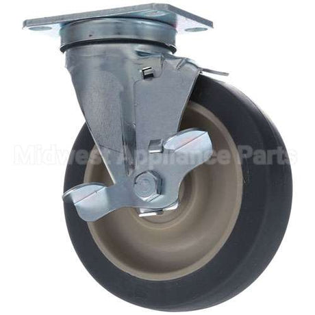 0569306BK Compatible Crescor Plate Mount Caster W/Brk 5 W 2-3/8 X 3-5/8