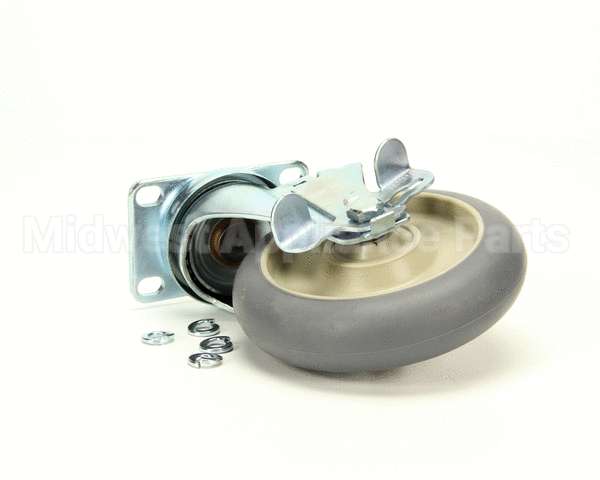 0569306BK Cres Cor Caster Kit, 5D, Plt, W/Brake