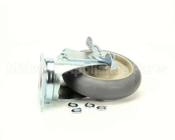 0569306BK Cres Cor Caster Kit, 5D, Plt, W/Brake