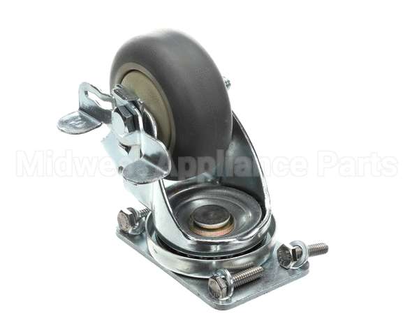 0569313BK Cres Cor Caster Kit, 3" Dia, Plate