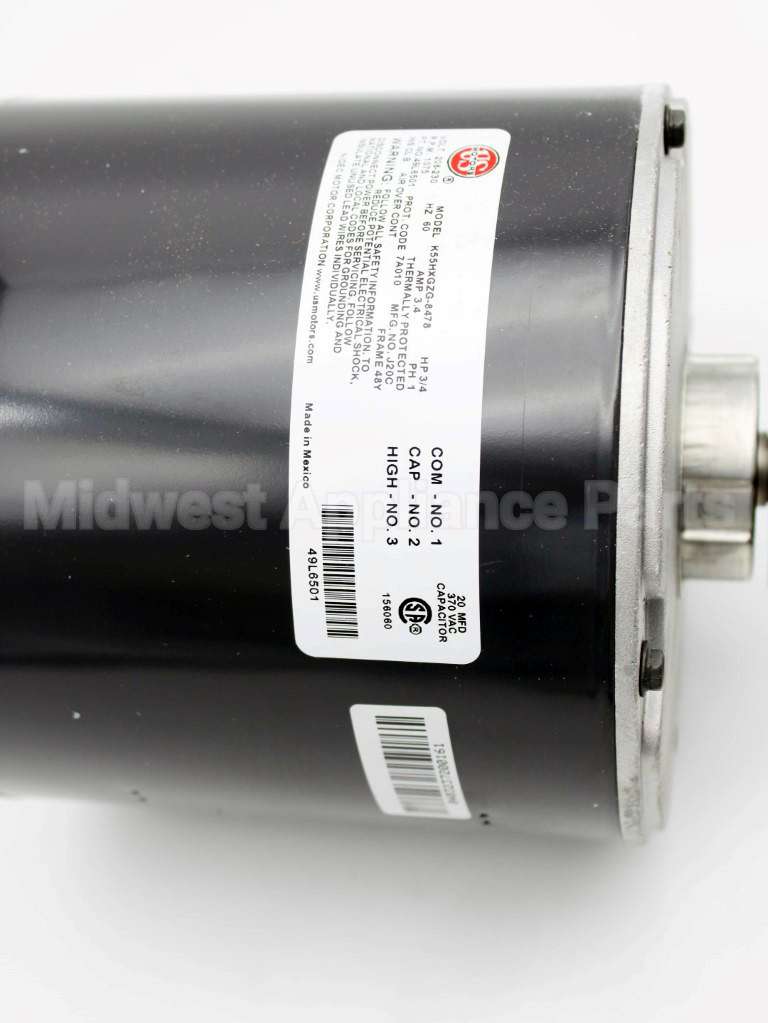 49L65 Lennox 3/4Hp 1Ph 208/230V Fan Motor