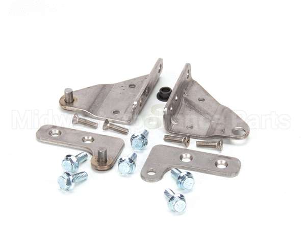 06001372 Glastender Hinge Set And Brackets, 180^ Swing, 1-1/