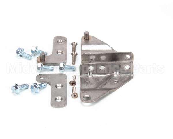 06001372 Glastender Hinge Set And Brackets, 180^ Swing, 1-1/