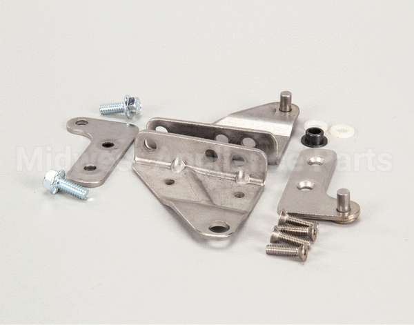 06001373 Glastender Hinge Set And Brackets, 180^ Swing, 1-1/