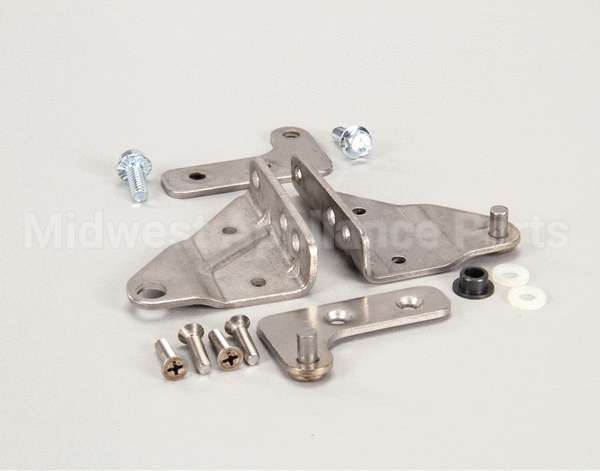 06001373 Glastender Hinge Set And Brackets, 180^ Swing, 1-1/