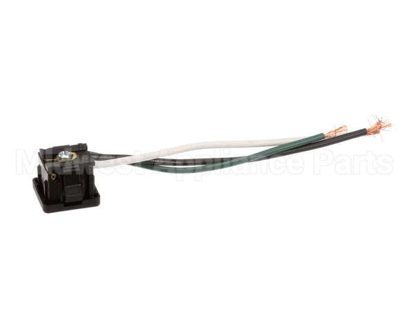 06001409 Glastender Receptacle, Snap-In With Groun