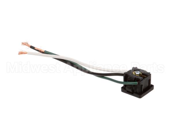 06001409 Glastender Receptacle, Snap-In With Groun