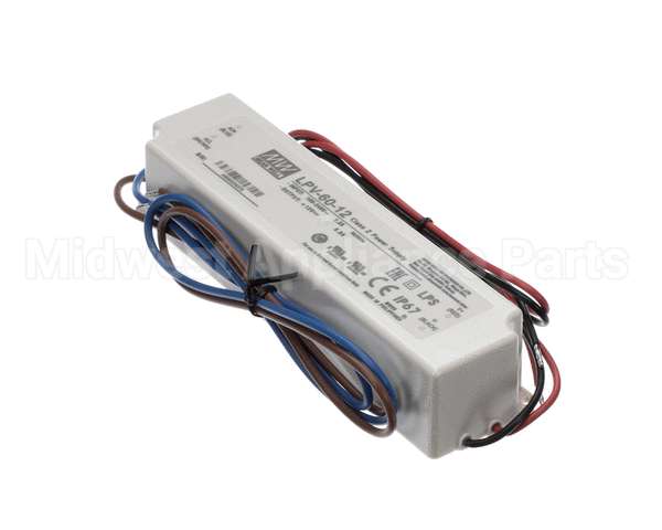 06004916 Glastender Power Supply, 60 Watt, Mean Well Lpv-60-