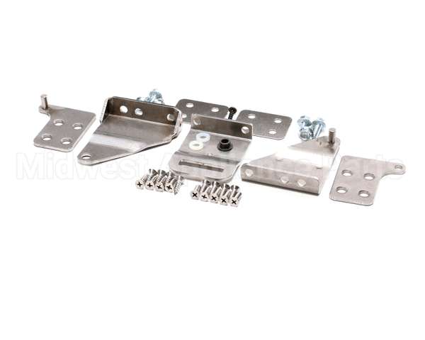 06006597 Glastender Hinge Set And Brackets For Wood Doors, 1
