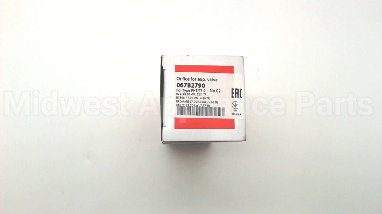 067B2790 Danfoss Te 5 Orifice No. 2