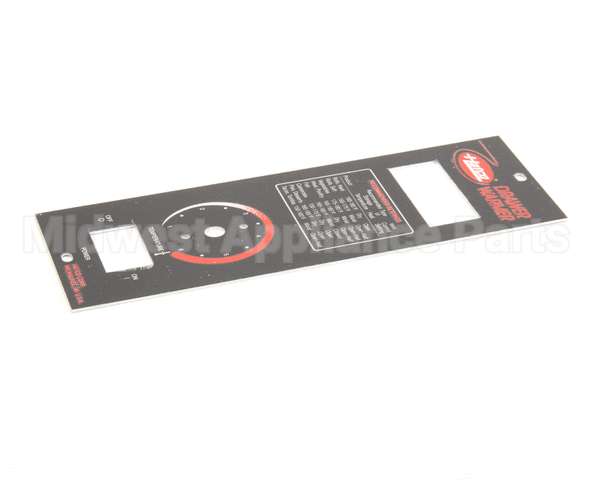 07.01.179.00 Hatco Hdw Control Face Plate