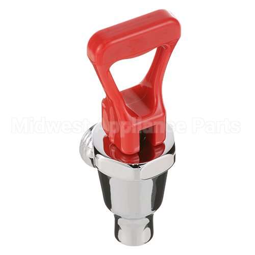 07094.0000 Compatible Bunn Chromefaucet, Red Hndl