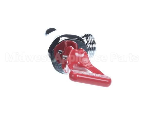 07094.0100 Bunn Faucet Assy, Red Hdl Crm Self