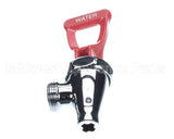 07094.0100 Bunn Faucet Assy, Red Hdl Crm Self