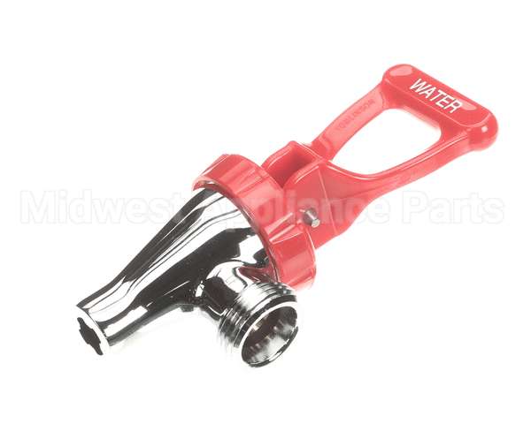 07094.0101 Bunn Faucet, Red Hdl & Bnt
