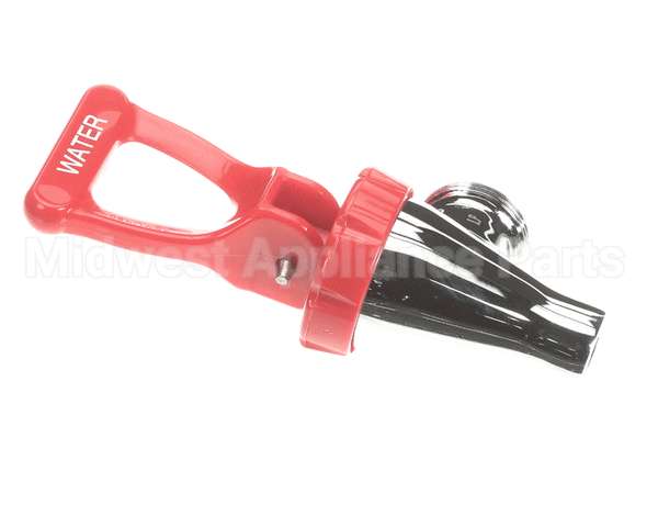07094.0101 Bunn Faucet, Red Hdl & Bnt