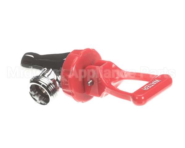 07094.0101 Bunn Faucet, Red Hdl & Bnt