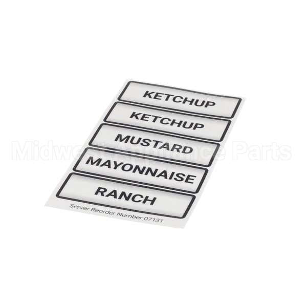 07131 Compatible Server Decal Set Condiment