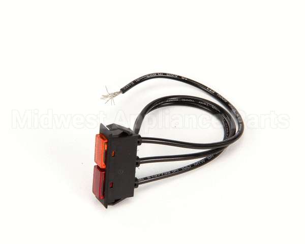 0766093 Cres Cor Pilot Light, 125V, Red-Amber