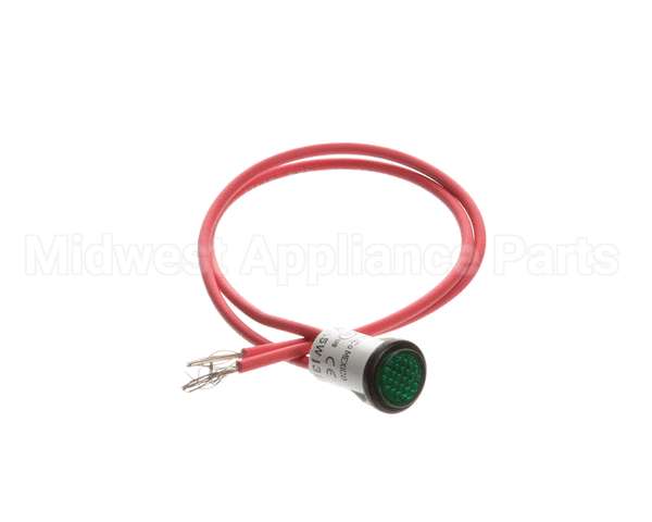 0766097 Cres Cor Pilot Light, 240V, Green 10"