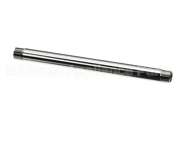 078X T&S Brass Riser, 3/8 Npt X 8 Long (Chrome Plated)