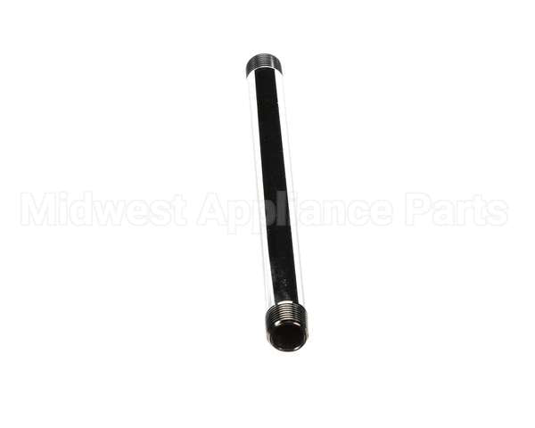 078X T&S Brass Riser, 3/8 Npt X 8 Long (Chrome Plated)