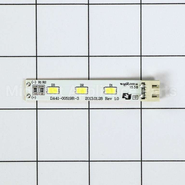 DA41-00519R Samsung Assy Lamp Led;3Ea,Cem-1,65*10*1.6T,White