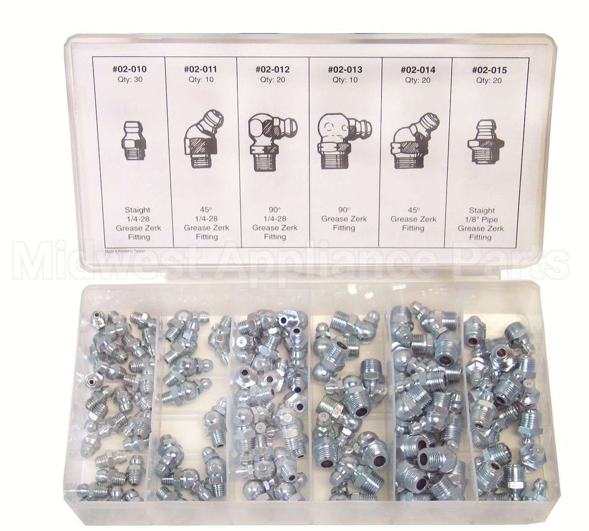 08-016 Oregon Assortmentgrease Fitting
